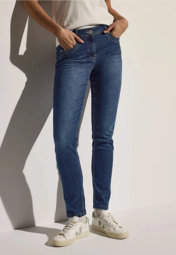 SPODNIE DAMSKIE JEANSY CECIL 3 378895TORON