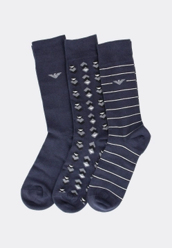 SKARPETKI 3 PARY EMPORIO ARMANI 302402 2F283