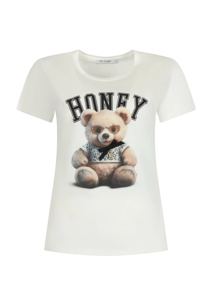 T-SHIRT DAMSKI Z MISIEM ARTIGLI ACTS003265