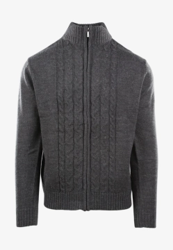 SWETER MĘSKI Z DOMIESZKĄ WEŁNY STORMY LIFE W42910