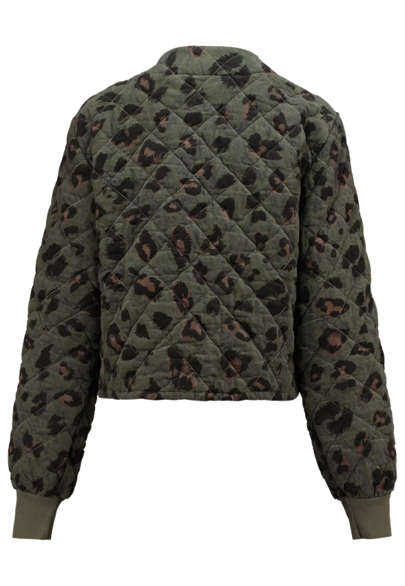 SZTRUKOWA PIKOWANA KURTKA DAMSKA ZAPINANA NA GUZIKI HAILYS MIK-7056