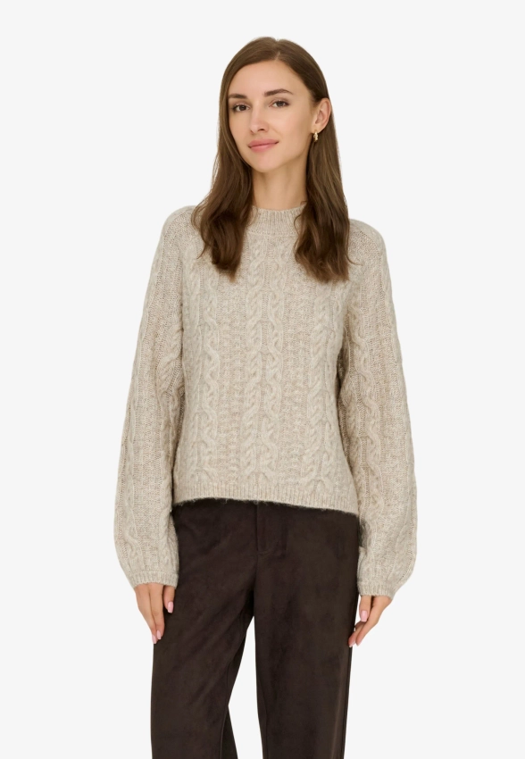 SWETER DAMSKI Z WARKOCZOWYM SPLOTEM JDY 15321106
