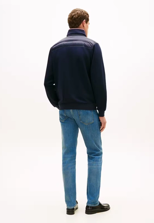 BLUZA MĘSKA Z PIKOWANY PRZODEM TOMMY HILFIGER MW0MW41329