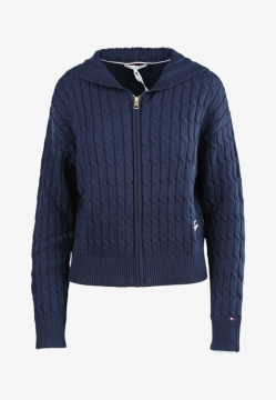 SWETER DAMSKI Z KAPTUREM ZAPINANY NA ZAMEK TOMMY HILFIGER WW0WW48440