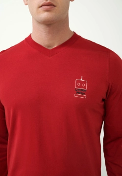 PIŻAMA MĘSKA Z NADRUKIEM W ROBOTY VAMP 21671