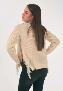 SWETER DAMSKI Z ROZCIĘCIAMI YES ZEE M013 IN00