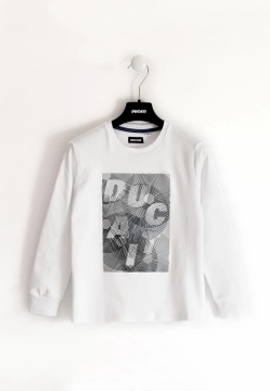 T-SHIRT CHŁOPIĘCY Z DŁUGIM RĘKAWEM DUCATI G 5626