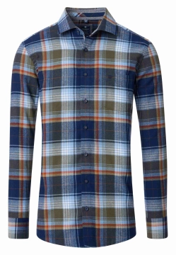 KOSZULA MĘSKA Z DŁUGIM RĘKAWEM W KRATĘ REDMOND 252125111