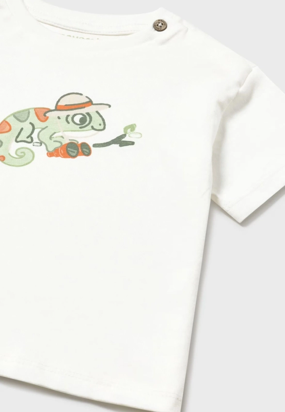 KOMPLET CHLOPIECY T-SHIRT BERMUDY CZAPKA MAYORAL 1667