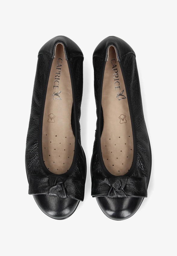 SKÓRZANE BALERINY DAMSKIE CAPRICE 9-22153-42