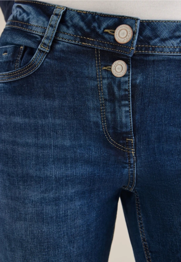 JEANSY DAMSKIE Z PROSTYMI NOGAWKAMI CECIL 4 380081SCARL