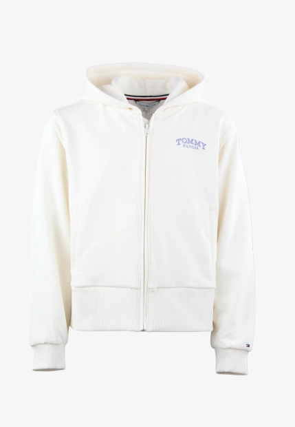 BLUZA DZIEWCZĘCA NA ZAMEK Z KAPTUREM TOMMY HILFIGER KG0KG08988