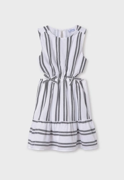 SUKIENKA DZIEWCZĘCA W PASY Z WYCIĘCIAMI MAYORAL 6982