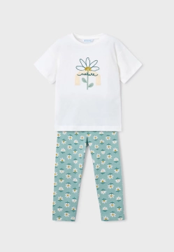 KOMPLET DZIEWCZĘCY T-SHIRT I LEGGINSY MAYORAL 3727