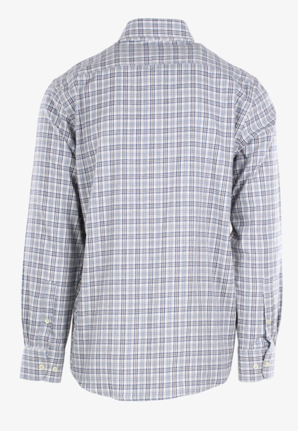 BAWEŁNIANA KOSZULA MĘSKA Z DŁUGIM RĘKAWEM W KRATĘ ASCOT SPORT 15284209