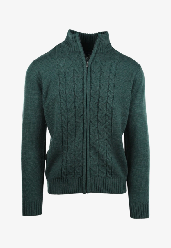 SWETER MĘSKI Z DOMIESZKĄ WEŁNY STORMY LIFE W42910