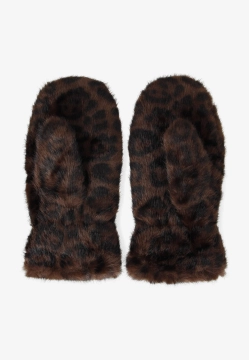 FUTRZANE RĘKAWICZKI DAMSKIE JEDNYM PALCEM DIANA & CO DND8662