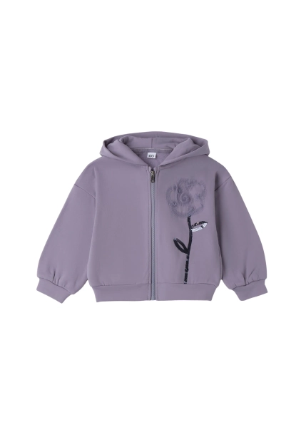 BLUZA DZIĘWCZECA Z KAPTUREM I DO 4 F306