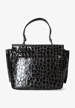 SKÓRZANA TOREBKA DAMSKA BRUNATE ST370