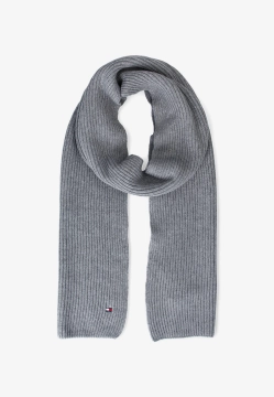 KOMPLET MĘSKI CZAPKA I SZALIK Z DOMIESZKĄ KASZMIRU TOMMY HILFIGER AM0AM13807C