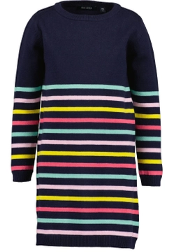 SUKIENKA DZIEWCZĘCA W PASKI BLUE SEVEN 773704 X