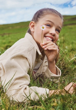 BAWEŁNIANA KOSZULA SZTRUKSOWA DZIEWCZĘCA MAYORAL 7174