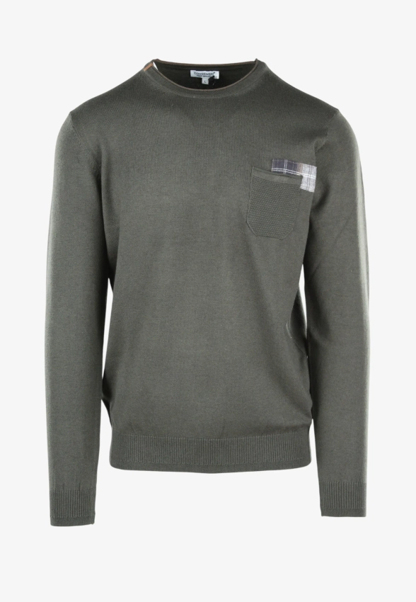 SWETER MĘSKI Z DOMIESZKĄ WEŁNY I WISKOZY CONSENSO 4116225