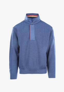 SWETER MĘSKI Z DOMIESZKĄ WEŁNY SAIL EXP 82084