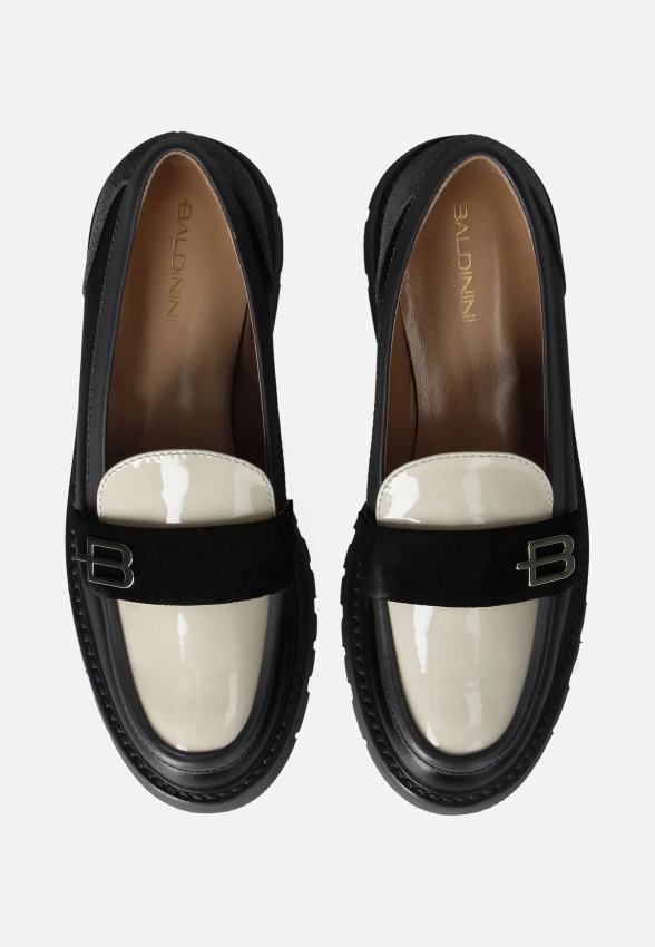 SKÓRZANE MOKASYNY DAMSKIE BALDININI D6B171P1VTVN