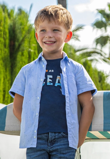 KOSZULA CHŁOPIĘCA Z KRÓTKIM RĘKAWEM MAYORAL 3163