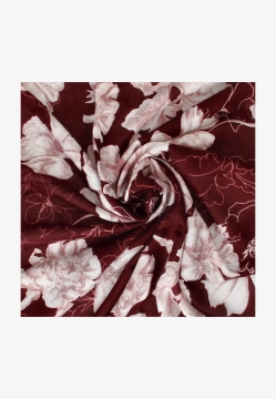 SZAL DAMSKI W KWIATOWY WZÓR Z WISKOZY S-113118