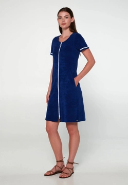 SUKIENKA - SZLAFROK FROTTE DAMSKI VAMP 20550