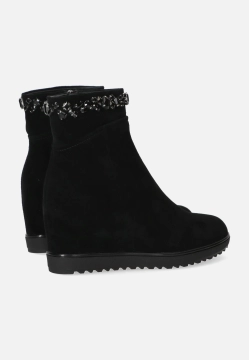 ZAMSZOWE BOTKI DAMSKIE NA KOTURNIE LORETTA VITALE C3854