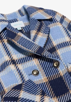 PŁASZCZ DZIEWCZĘCY W KRATĘ MAYORAL 5845