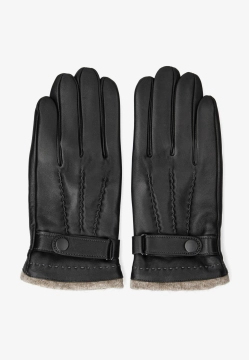 SKÓRZANE RĘKAWICZKI WITTCHEN Z WEŁNĄ 44-6L-037-19
