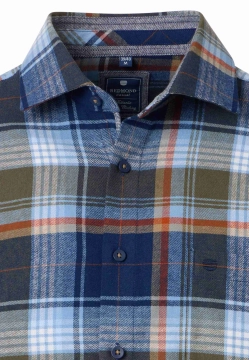 KOSZULA MĘSKA Z DŁUGIM RĘKAWEM W KRATĘ REDMOND 252125111