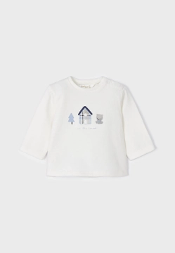 ZESTAW 2 KOSZULEK Z DŁUGIM RĘKAWEM ECOFRIENDS DLA NOWORODKA MAYORAL 2087