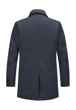 KRÓTKI PŁASZCZ MĘSKI Z ODPINANĄ PIKOWANĄ WKŁADKĄ MILESTONE 430771 11010