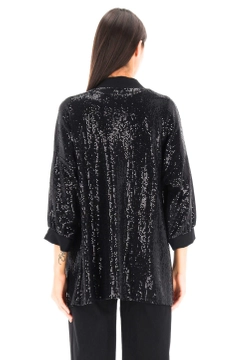 MARYNARKA DAMSKA Z CEKINAMI EKS 94896