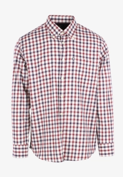 BAWEŁNIANA KOSZULA MĘSKA Z DŁUGIM RĘKAWEM W KRATĘ ASCOT SPORT 15284209