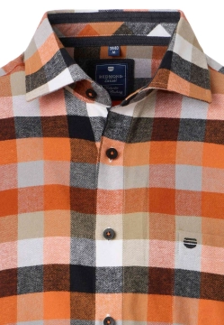 KOSZULA MĘSKA Z DŁUGIM RĘKAWEM W KRATĘ REDMOND 252115111
