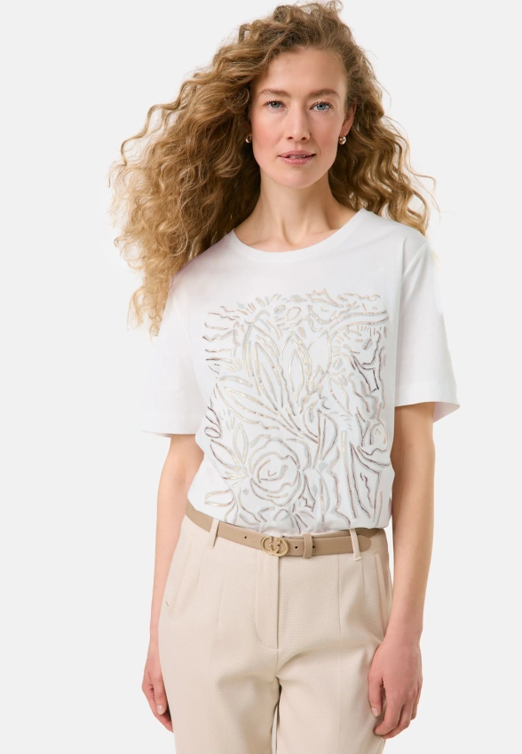 T-SHIRT DAMSKI Z NADRUKIEM GERRY WEBER 570264-35018