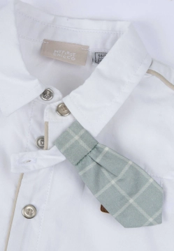 KOSZULA CHŁOPIĘCA Z DŁUGIM RĘKAWEM ORAZ KRAWATEM CHICCO 54658