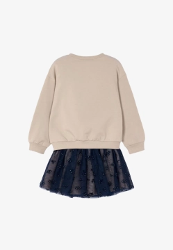 KOMPLET DZIEWCZĘCY SPÓDNICA TIULOWA I BLUZA MAYORAL 4936