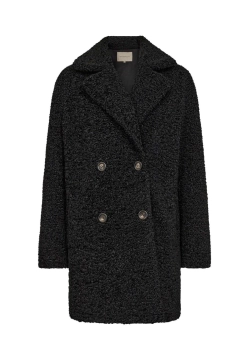 KRÓTKI PŁASZCZ DAMSKI TYPU BOUCLA SOYACONCEPT 40216