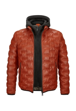 PIKOWANA SKÓRZANA KURTKA MĘSKA MILESTONE 53119 60715