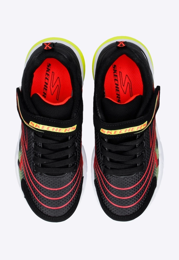 SNEAKERSY CHŁOPIĘCE ZAPINANE NA RZEP SKECHERS 403852LBKMT