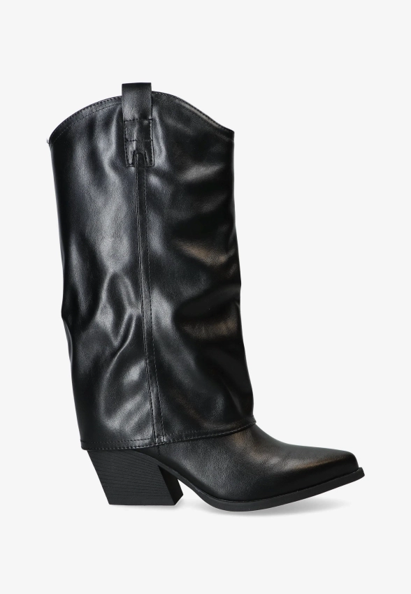 KOZAKI KOWBOJKI DAMSKIE ZE SKÓRY EKOLOGICZNEJ CLYO RQY29