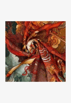 SZAL DAMSKI Z MIESZANKI WISKOZY COVERI COLLECTION 253117