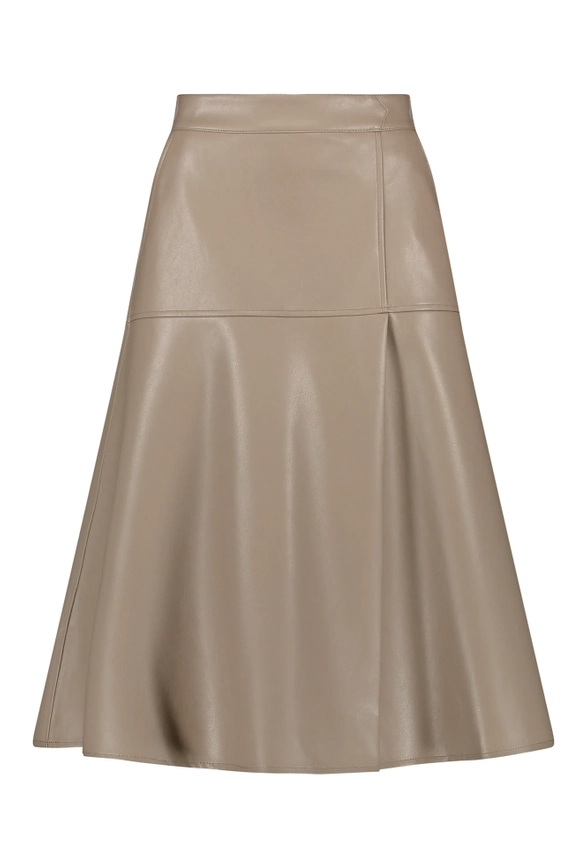 SPÓDNICA DAMSKA DO ŁYDEK ZE SKÓRY EKOLOGICZNEJ TAIFUN 210011-11382